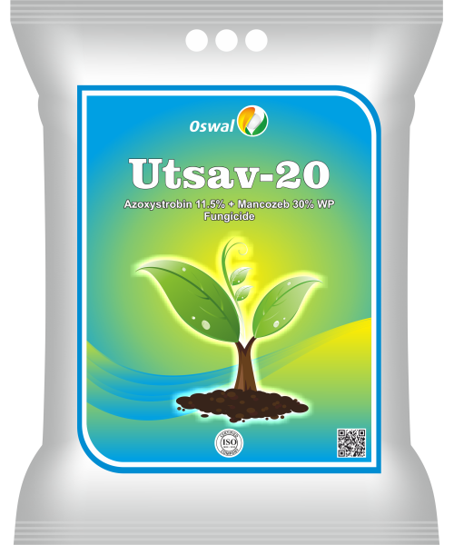 Oswal Crop Utsav-20 - Azoxystrobin 11.5_ + Mancozeb 30_ WP